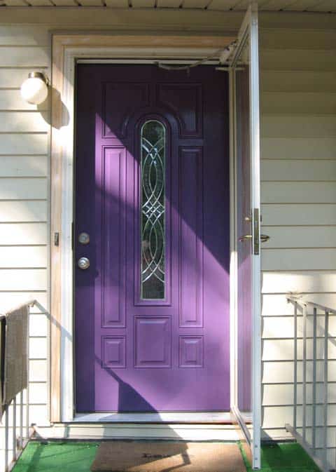 Purple Front Door Meaning Paint Your Puprle Pretty Purple Front Door