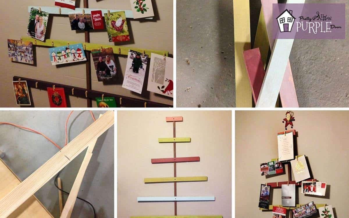 Christmas Tree Card Holder, PrettyPurpleDoor.com
