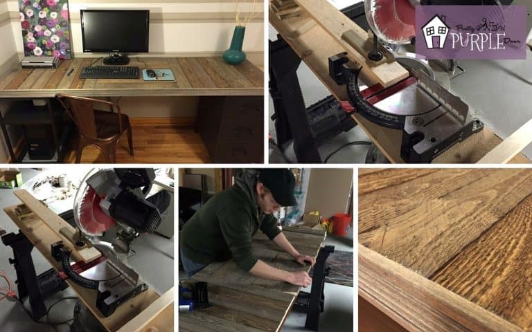 How to Build a Reclaimed Wood Pallet Desk Top
