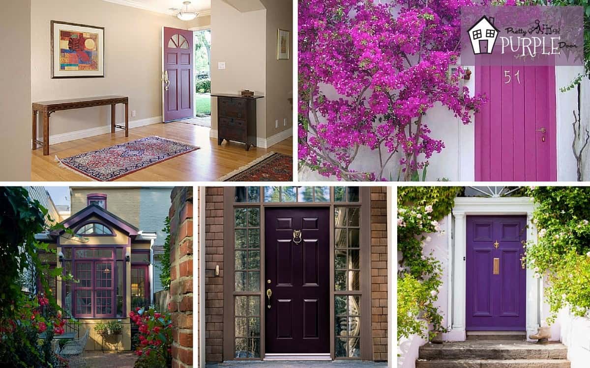 Purple Front Door Color Suggestions