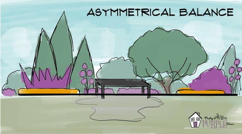 Asymmetrical Balance in Lanscape Design