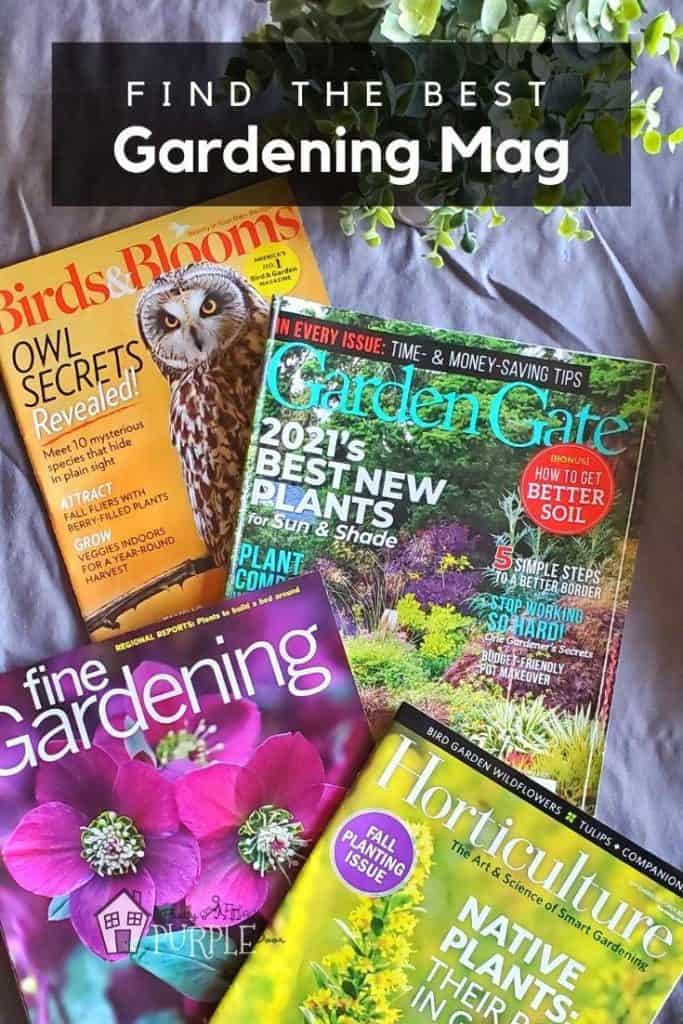 Gardening Magazines Compared