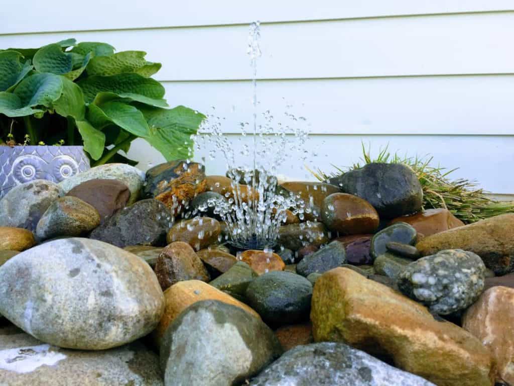 DIY Pondless Water Feature