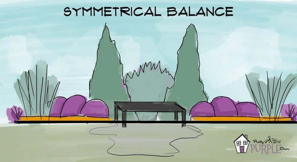 Creating symmetrical balance in your garden design