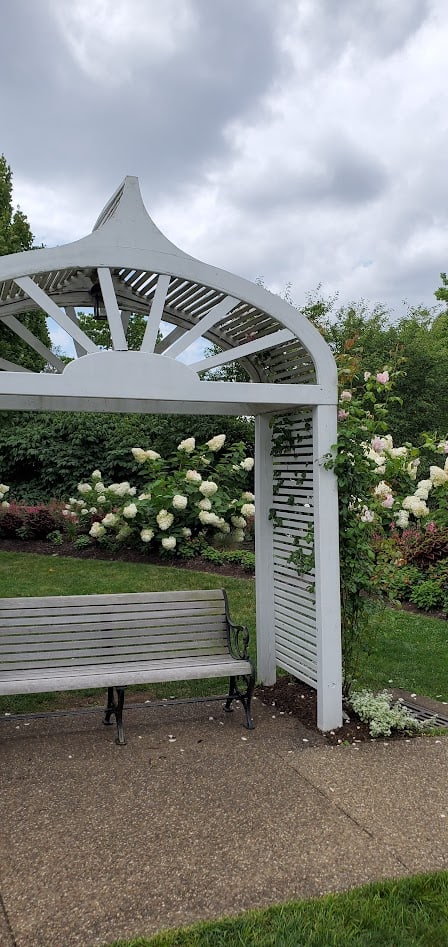 white arbor from phipps conservatory